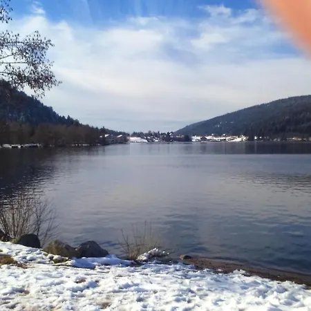 Appartement d'une chambre a Gerardmer avec magnifique vue sur le lac terrasse amenagee et WiFi a 150 m de la plage